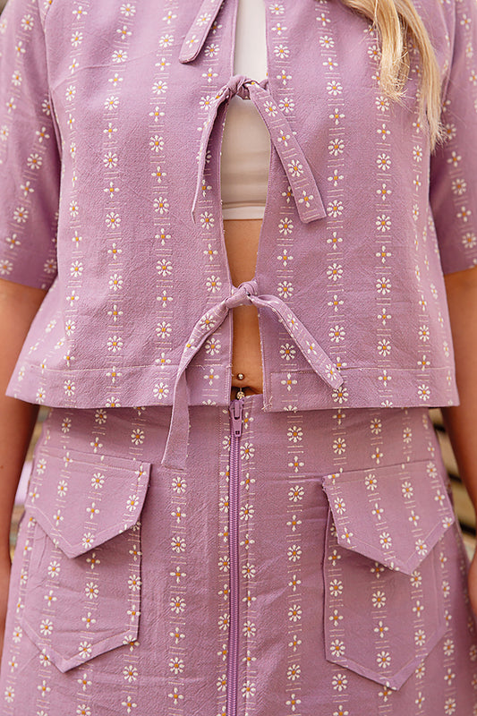 The Tie Front Top Sewing Pattern